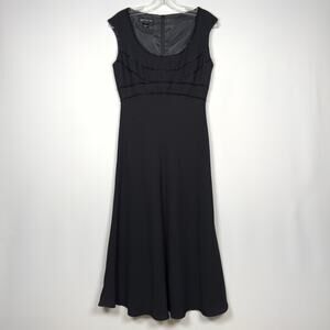 Vintage Jones New York Women's Dress Black Beaded Evening Gown Choir Size 4